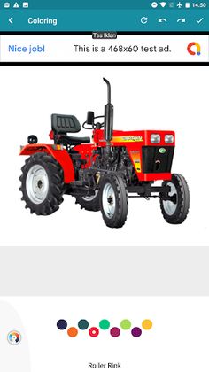 Farming Tractor Coloring - Screenshot 4