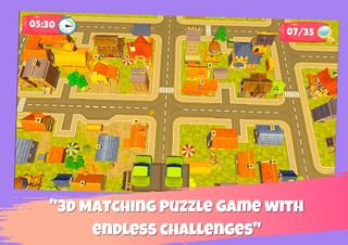 Twin City -3D Matching Puzzles - Screenshot 1