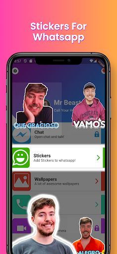 Mrbeast call Prank Stickers - Screenshot 2