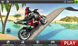 Beach Motorbike Stunts Master - Screenshot 1