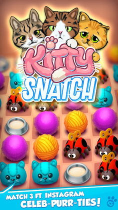 Kitty Snatch - Match 3 - Screenshot 1