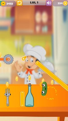 Catch a Sausage Physic puzzle - Screenshot 4