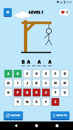 Hangman Game - Easy Words - Screenshot 3