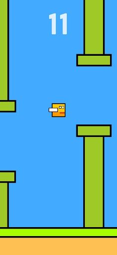 Flappy Square - Flying Bird - Screenshot 2
