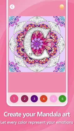 Mandalas: Color By Number - Screenshot 4