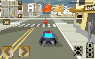 Blocky Hover Car: City Heroes - Screenshot 3