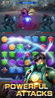 Superhero & Puzzles Match3 RPG - Screenshot 5