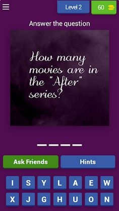 After Movies Extra QUIZ - Screenshot 3