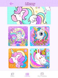Unicorn Glitter Jigsaw Puzzles - Screenshot 2