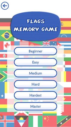 Flags Memory Game - Screenshot 2