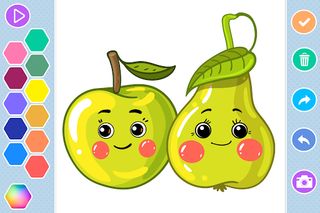 Fruits coloring game - Screenshot 2