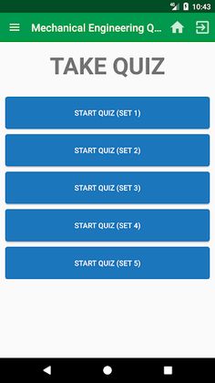 Mechanical Engineering QuizApp - Screenshot 2
