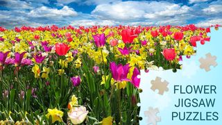 Flower jigsaw puzzles games - Screenshot 2