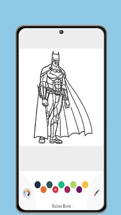 SuperHero Coloring Book Game - Screenshot 1