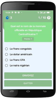 Quiz Republique CentrAfricaine - Screenshot 3