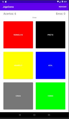 Jogo das Cores - Screenshot 4