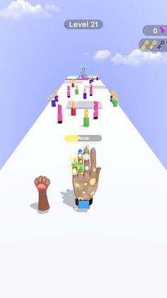 Hand Evolution Runner - Screenshot 1