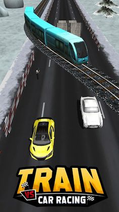 Train Vs Car Racing 2 Player - Screenshot 1