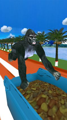 Gorilla Runner Free - Screenshot 4