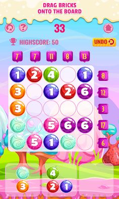 Candies - Number puzzle game - Screenshot 3