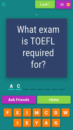 TOEFL TRIUMPH QUIZ - Screenshot 1