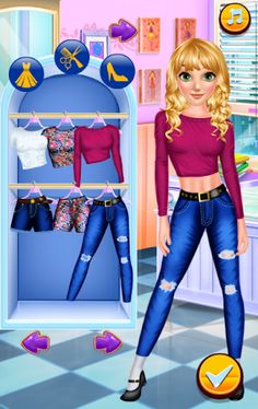 College Girls Team Dress Up - Screenshot 4