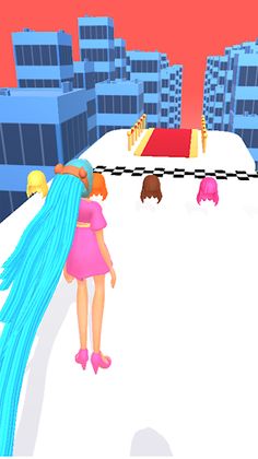 Hair Run - Screenshot 1