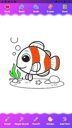 coloring clown fish - Screenshot 4