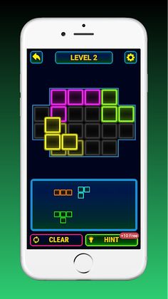 Glow Block Puzzle Game - Screenshot 3