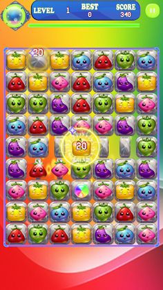 Vegetable Candy Mania: Match 3 - Screenshot 3