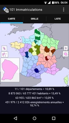 101 Immatriculations - Screenshot 2