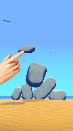 ASMR Rocks: Stack Balance Game - Screenshot 1