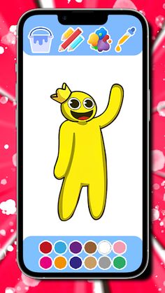 Rainbow Friends 3 Coloring - Screenshot 4