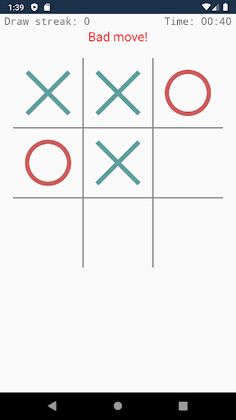 TicTacToe - Unbeatable AI, 2 p - Screenshot 3