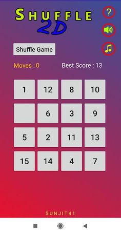 Shuffle 2D - Screenshot 1