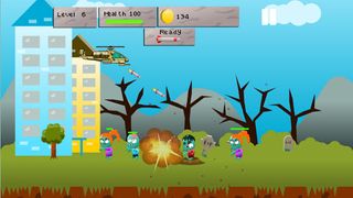 Helicopter Zombie War - Screenshot 1