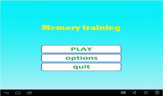 memory training - Screenshot 1