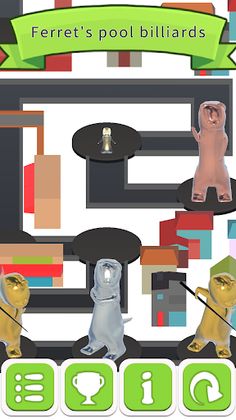 Ferret's pool billiards - Screenshot 1