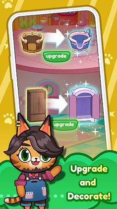 Idle Cat Makeover: Hair Salon - Screenshot 4