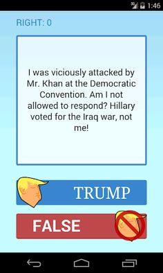 Trump or False - Screenshot 3