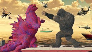 Superhero Kong Vs Mecha Kaiju - Screenshot 1