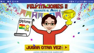 Juego del Mapa de Bolivia - Screenshot 3