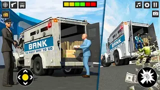 Bank Cash Van Driver Simulator - Screenshot 1