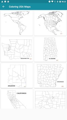US Map Coloring - Screenshot 4