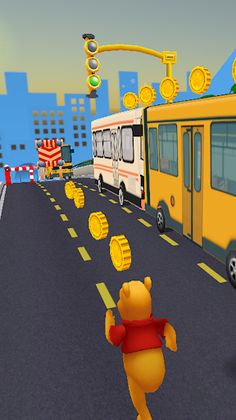Winnie the Poo City Run - Screenshot 4