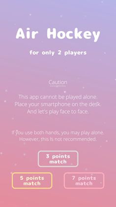 Air Hockey - for 2 players - - Screenshot 1