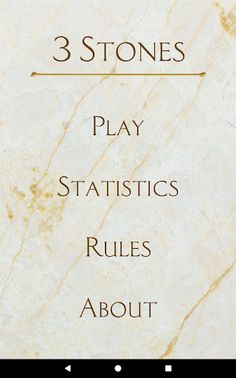 3 Stones Game - Screenshot 3