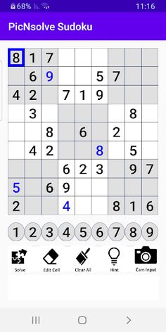 PicNsolve Sudoku - Screenshot 3