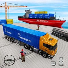 Cargo Transport Truck Driving - Screenshot 1