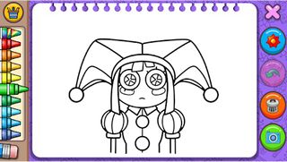 Zooble Digital Circus Coloring - Screenshot 2